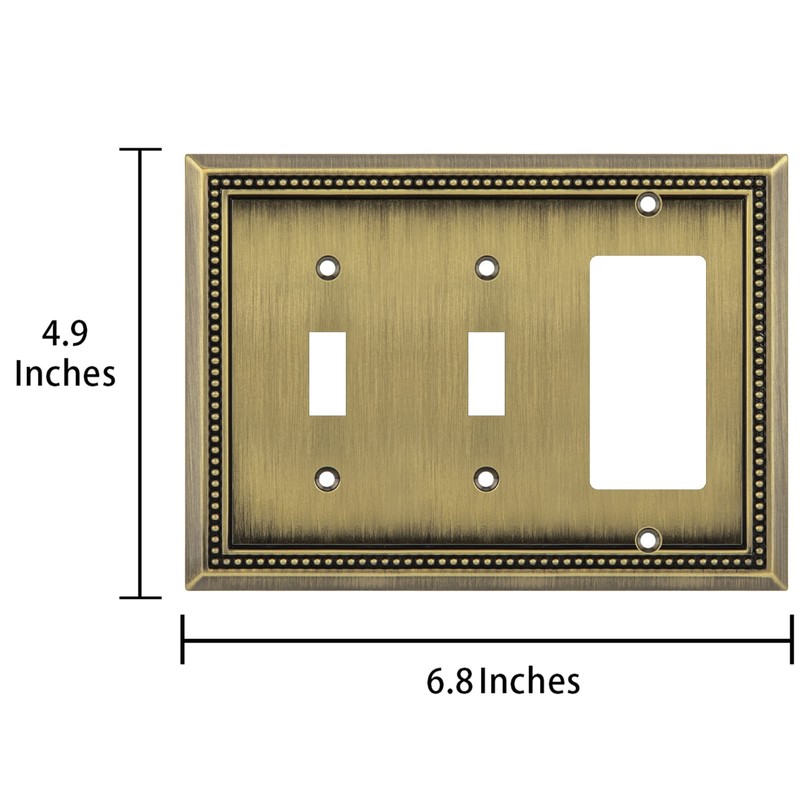 Henne Bery Sunken Pearls Heavy Duty Decorative Wall Plate Switch