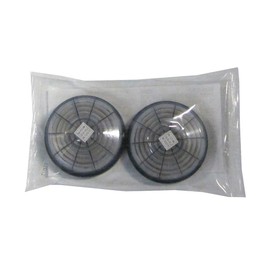 Koken Replacement Filter for Dust Mask Alpha Ring Filter LAS-1 Type (1121R, 1121RX, 1191SD Type, 1191D Type), Pack of 2