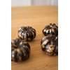 HEITMANN DECO Pumpkin Set of 4 Black