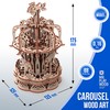 Gigamic Carousel Small 3D Model Mobile Wooden Carousel PWCAS