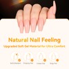 Makartt Medium Ballerina Nail Tips for Gel Extensions, 510pcs Half