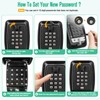 WACCET Key Safe with 12 Digit Number Code, Key Safe