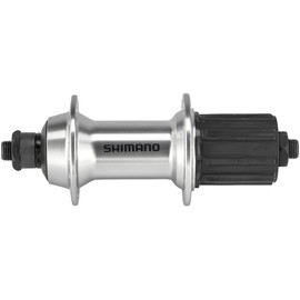 Shimano EFHRS400CYAS Free Hub (ROAD Rim Brake) FH-RS400-S 28H OLD: 5.1 inches (130 mm), Silver