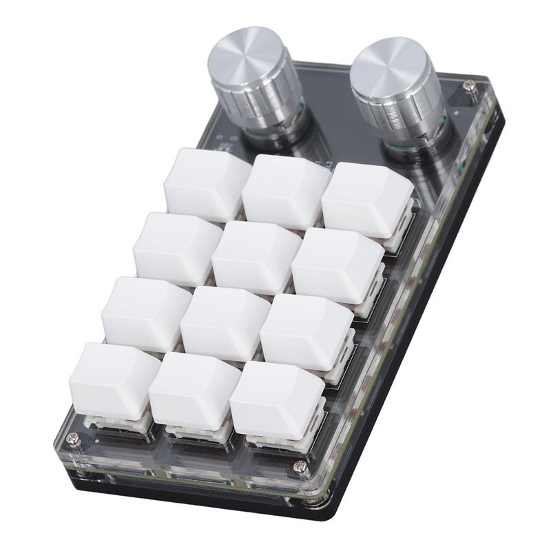 12 Key Knob Keyboard Programmable USB Dustproof Red Switch Mechanical