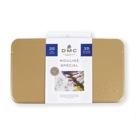 DMC w Collector's Tin with 35 Colors Floss