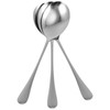 3pcs Stainless Steel Food Serving Spoons Ergonomic Handle and Safe