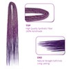 DE Dreadlock Extensions 24 Inch, 3 In 1 Mixed DE