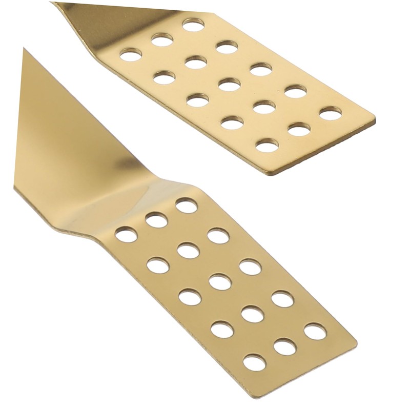 Alipis 4sets Tea Bag Squeezer Tongs Bread Clips Metal Tong