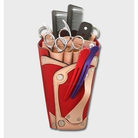 Hairdressing Scissors House Beauty Salon Belt Pouch Haircut Scissors Case BE (WC9C116) / 미용 가위집 미용실 벨트 파우치 이발 가위 케이스 BE (WC9C116)