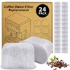 24 Pack Water Filters for Cuisinart Coffee Makers - Charcoal
