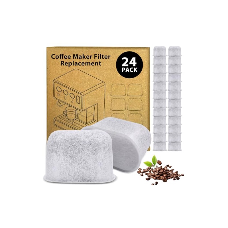 24 Pack Water Filters for Cuisinart Coffee Makers - Charcoal