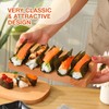 Joochi Wooden Sushi Maker Holder Temaki Sushi Taco Display Stand