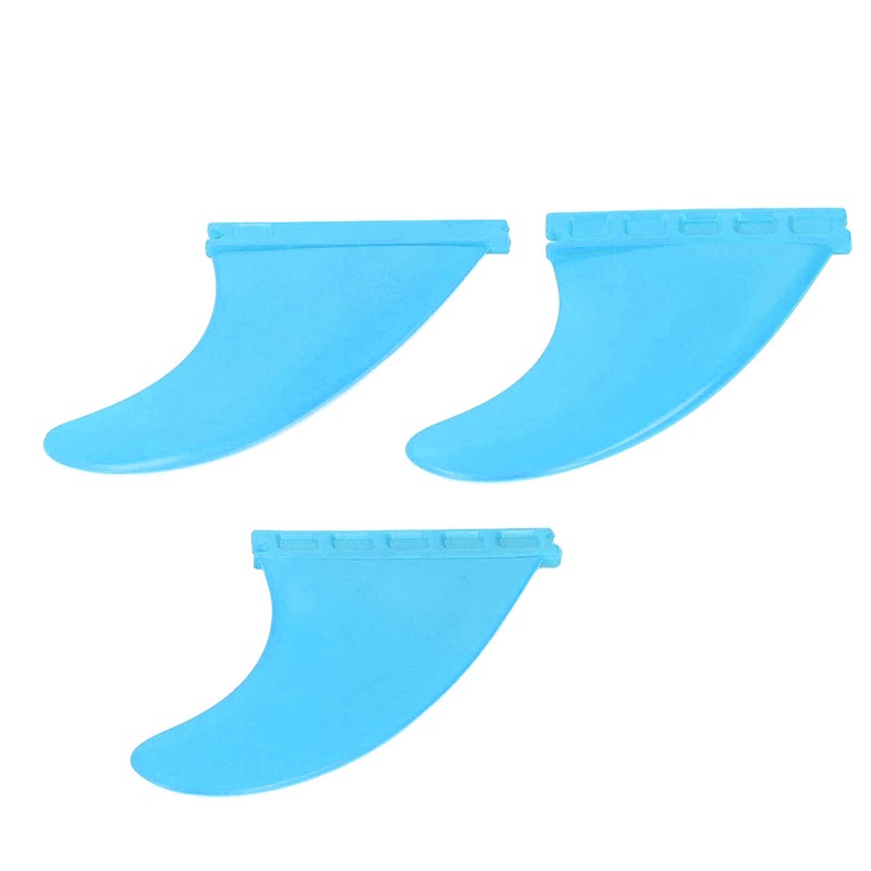 3Pcs Surfboard Fins PVC Thruster Fins Surfing Board Accessories for