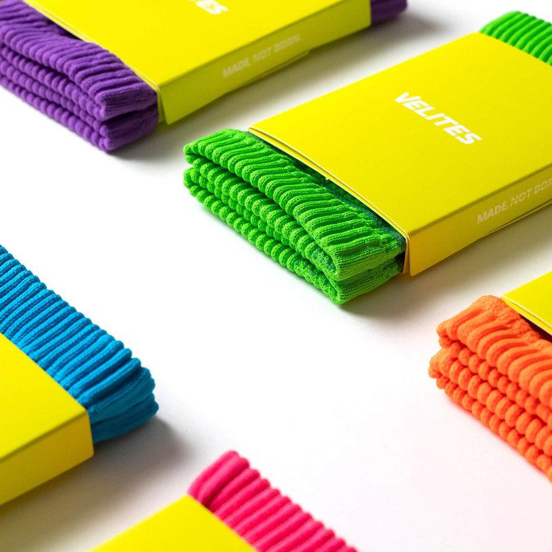 Velites Set of 7 Neon Wrist Wraps | 7 Colours