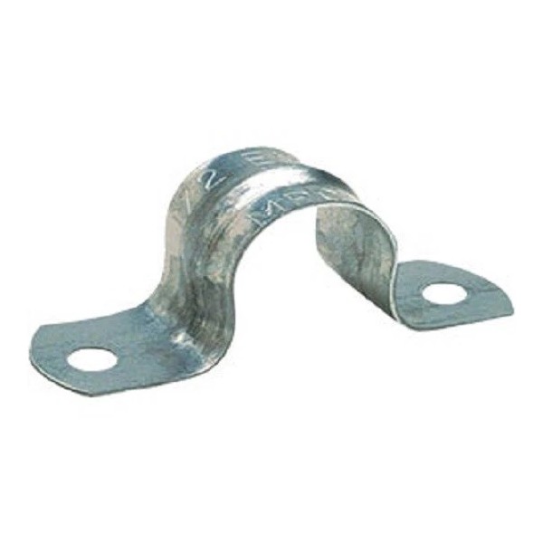 Halex (5-2pk)-Halex 1-1/2 In. Click-On EMT 2-Hole Electrical Conduit Strap