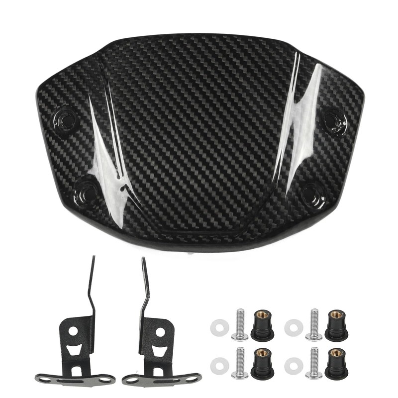 Raguso Motorcycle Front Screen Wind Deflector Sports High Hardness Carbon