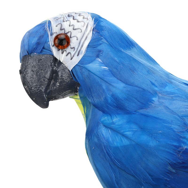 45cm Simulation Parrot Artificial Bird Decor Feather Crafts Gardening Props