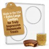 Extra Large Peanut Butter Cup Chocolate Candy Mold for Candy