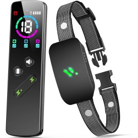 Hanks Minerals Dog Training Collar 3000FT Remote Rechargeable Shock PET Waterproof Trainer