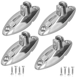 Bimini Tops for Boats Swivel Hinge, Quick Release Boat Bimini Top Swivel Deck Hinge, 360-Degree Rotation, 316 Stainless Steel Bimini Top Hardware Replacement Parts Tracker Boat Accessories(4 PCS)