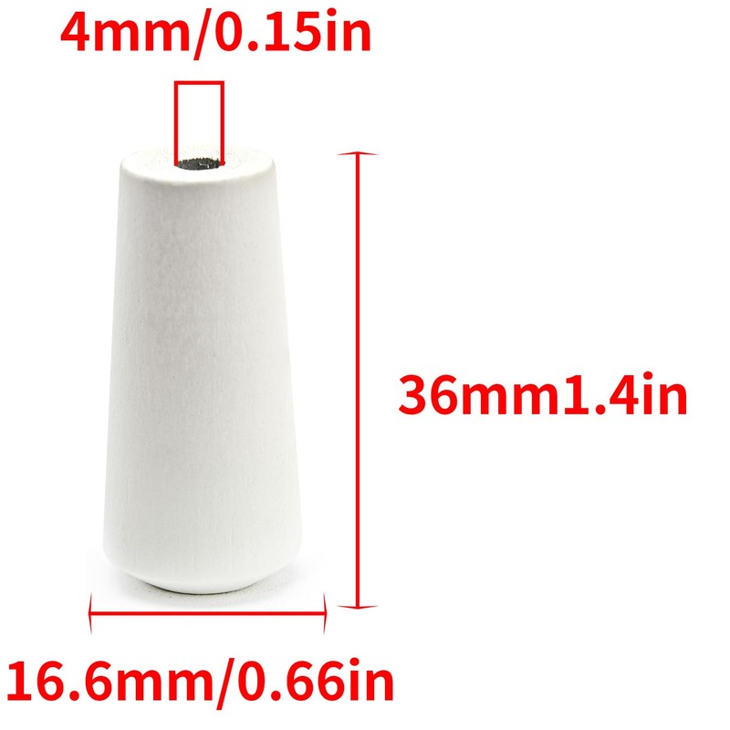 Surf turtle Blind Pull Cord Knobs 12Pcs White Wooden Tassel