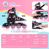 2PM SPORTS Boys Adjustable Inline Skates with Full Light Up