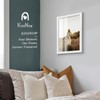 KissNow 11x17 Picture Frame 2 Pack, Textured White Solid Wood,