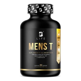 Mens T 90 Cápsulas Testosterona Con Fenogreco Y Zinc B Life Sin Sabor