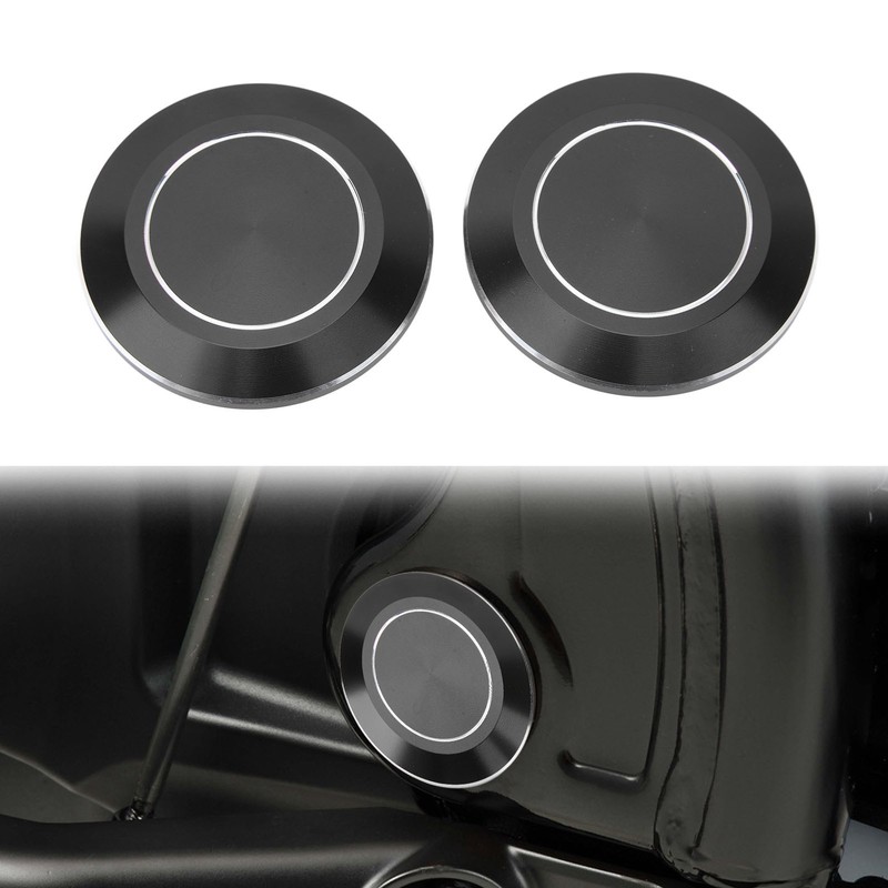 2pcs Motorcycle Frame Hole Cap CNC Aluminum Dustproof Frame Hole