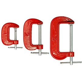 Screw Clamp Set of 3 25 mm, 50 mm, 75 mm