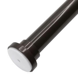 MERIVILLE 1-inch Diameter Metal Spring Tension Rod, Closet Rod, Tension Curtain Rod, Shower Curtain Rod, Adjustable Length 18-inch to 30-inch, Oil-Rubbed Bronze