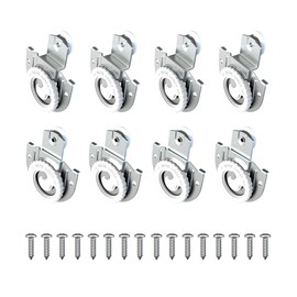 SongYung 8 PCS Closet Door Roller Kit, Sliding Wardrobe Closet Door Hardware Top-Roller Kit with Adjustable Screws,Slide Smoothly and Quietly