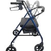 Probasics Heavy Duty Aluminum Bariatric Rollator with 8-inch Wheels, 400