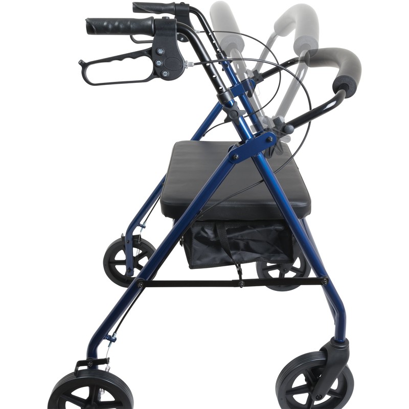 Probasics Heavy Duty Aluminum Bariatric Rollator with 8-inch Wheels, 400