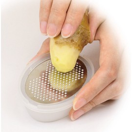 パール金属 ベジクラ しょうが にんにく 薬味 おろし器 容器付 C-291