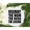 Designsify Christmas Tree Decoration, Rosemary The Mom The Hero The