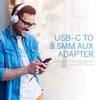 Realm USB C to 3.5mm Headphone Jack Adapter, 3.5mm Audio