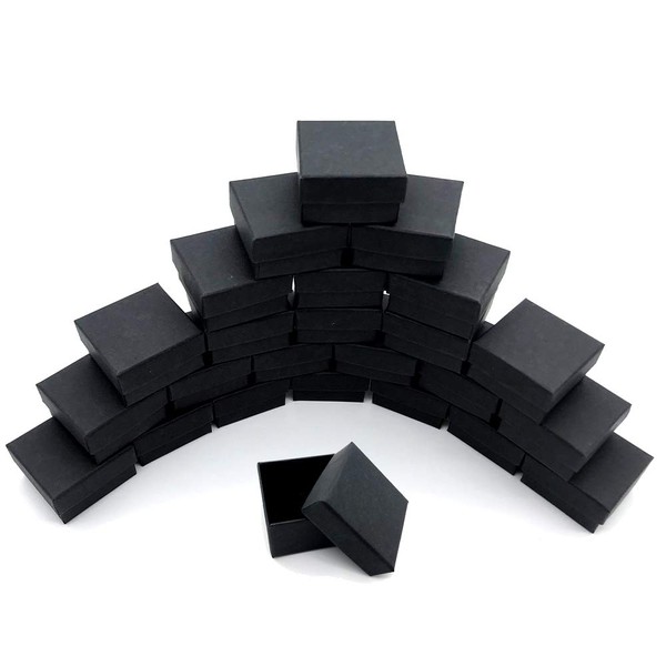 HIRAISM Gift Box Accessories Jewelry Storage Square 5x5x3cm Solid Kraft