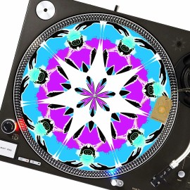 For Technics Trippy Train Slipmat Turntable 12" for DJ Vinyl LP Audiophile
