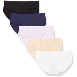 OUXBM Womens Underwear Seamless Panties for Legging Machine Wash No Show Low Rise Hipster Invisibles Briefs(X-Large)