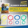 400pk SOL Elastic Bands | Rubber Bands Assorted Sizes |