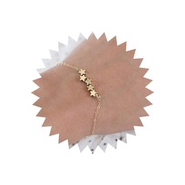 TseenYi Boho Star Bracelet Anklet Gold Star Chain Bracelet Vintage Star Bracelet Tiny Star Bracelet Minimaliast Chain Bracelet Jewelry for Women and Girls Gifts