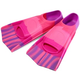 Azuunye Kids Swim Fins,Kids Flippers Youth Swimming Fins for Lap Swimming Training for Children Girls Boys Medium