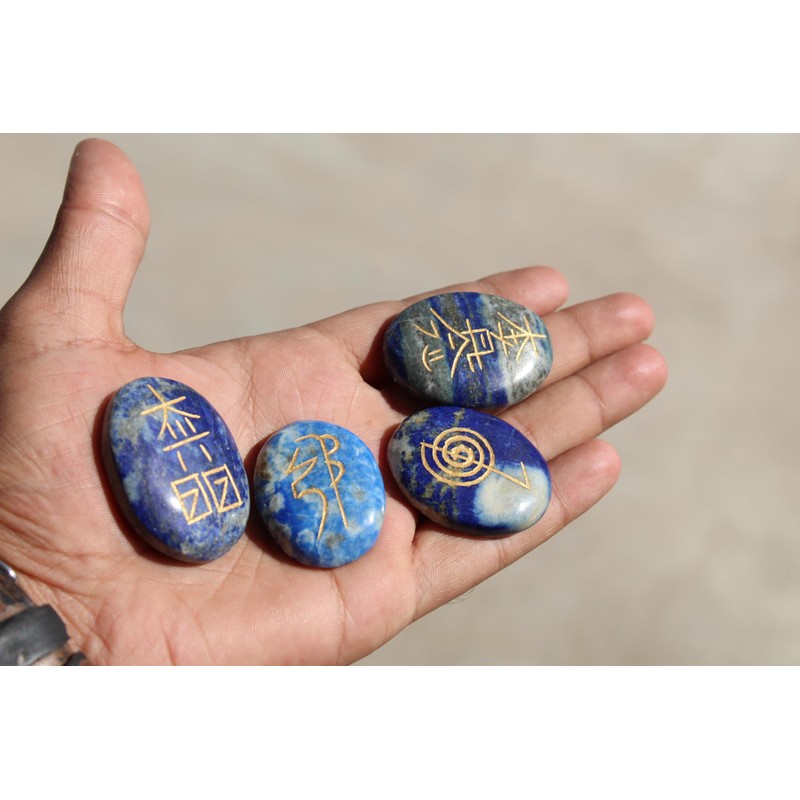 Jet International Lapis Lazuli Usui Reiki Healing Set Chakra Balancing