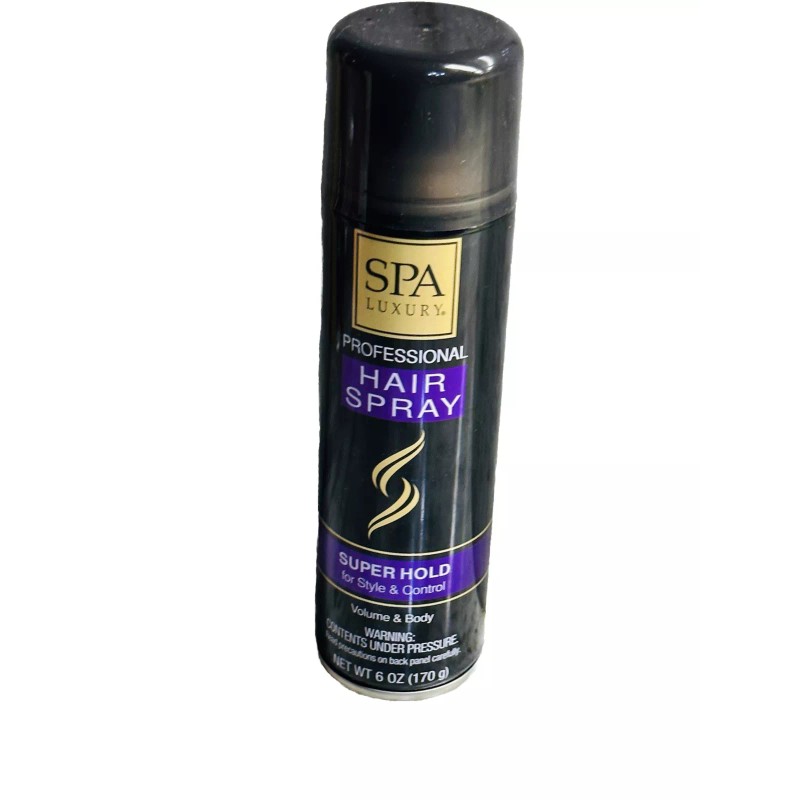 SPA LUXURY SUPER HOLD AEROSOL HAIRSPRAY STYLE CONTROL VOLUME FULL