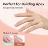 Modelones Builder Gel 6 Colors, 8-in-1 Builder Nail Gel Set