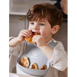 BabyBjörn Baby Bib, 1-pack, Grey
