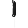 Folding Alarm Thermometer Electronic Barbecue Thermometer Food Temperature Measuring MeterBlack