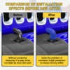ASUBHA 2Pack Factory Bumper Tow Hook Covers for Most Cars
