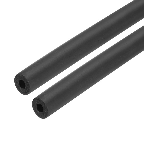 MECCANIXITY 2pcs Pipe Insulation Foam Tube Lagging Insulation 6mm(1/4") ID